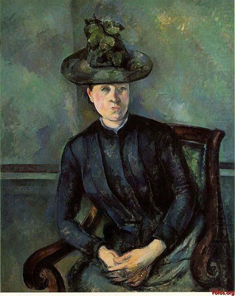 Paul Cezanne Femme au Chapeau Vert china oil painting image